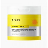 Тонизирующие пэды с витамином С Anua Vitamin C Niacin Tone Up Blemish Pad 60 шт